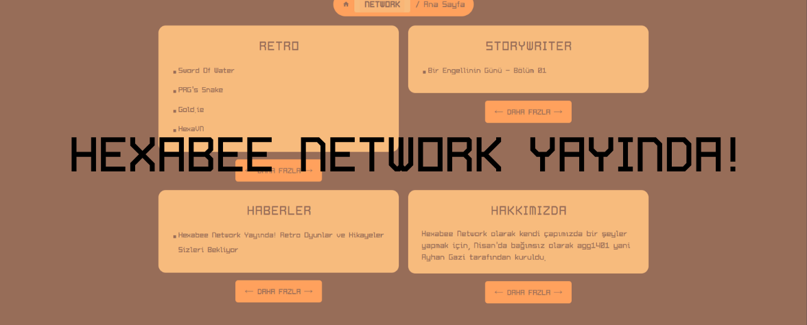 HEXABEE NETWORK YAYINDA!
